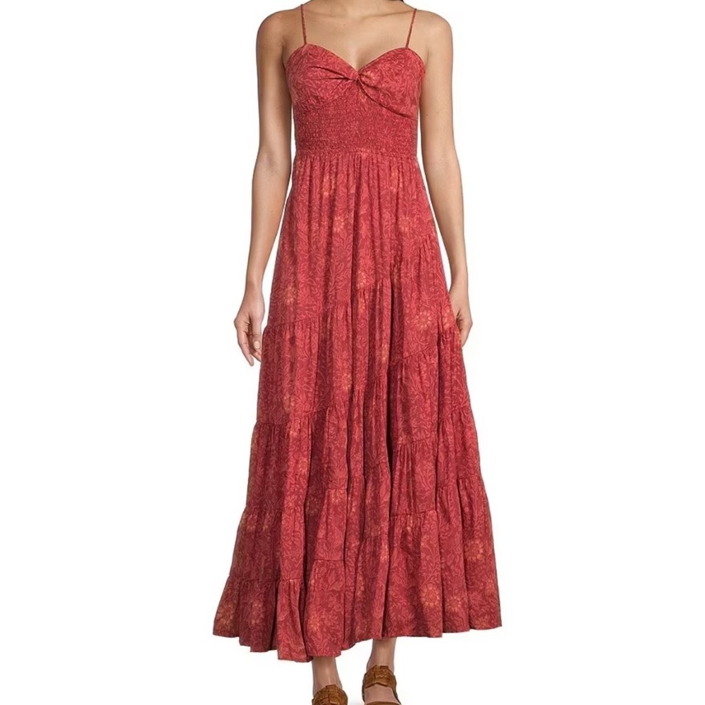 Sundrenched Printed Maxi Dress